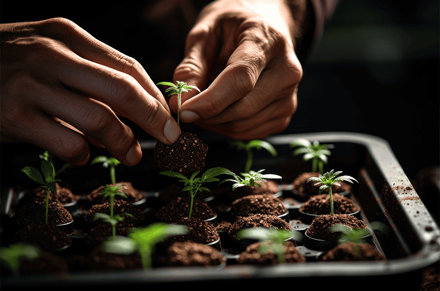 Planting Cannabis Seeds In Soil